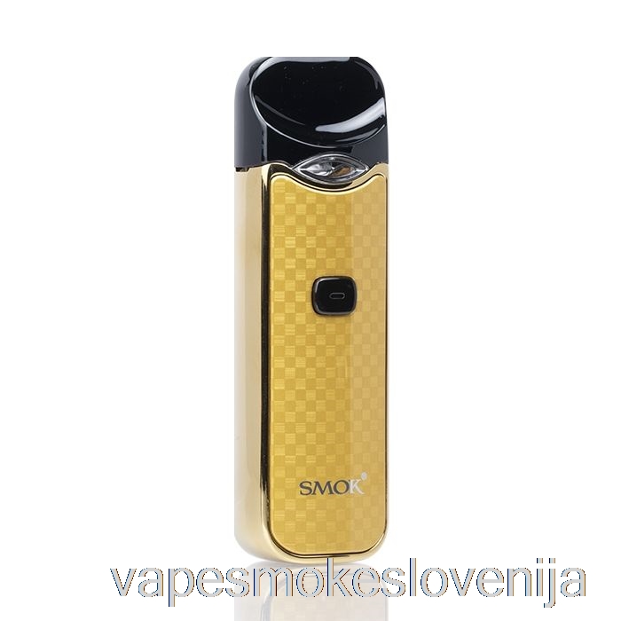 Vape Slovenija Smok Nord 15w Pod Kit Zlata Ogljikova Vlakna